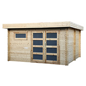 Abri de Jardin en Bois - bois 28 mm  14,9 m2